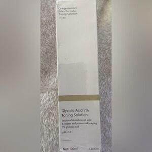 Glycolic Acid 7% Toner,Glycolic Sour 7% Toning, Exfoliate - ph-1D205 100mlSealed